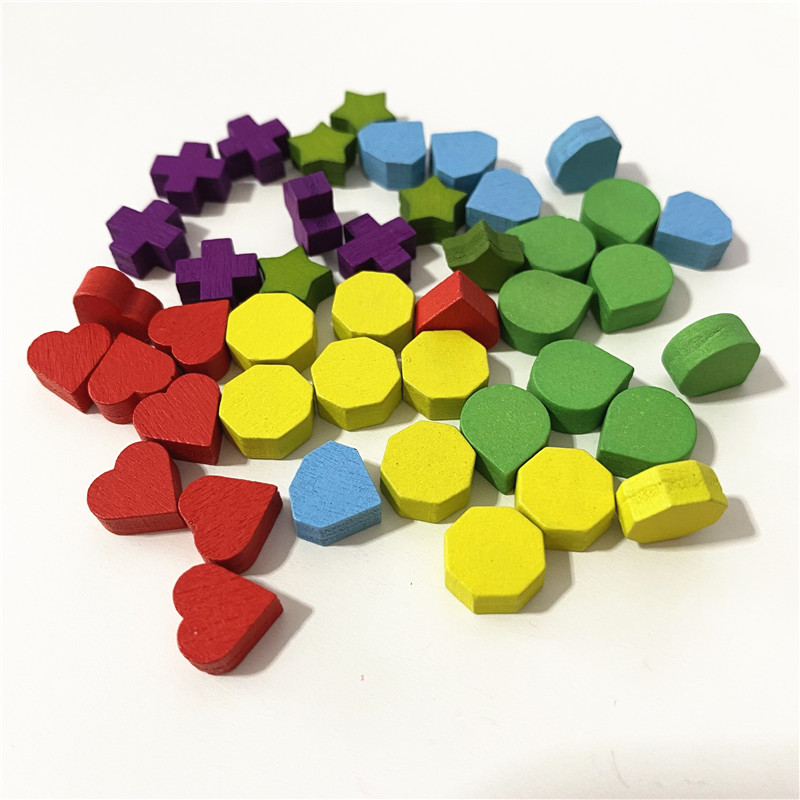 40Pcs 10mm Red Heart Shape Blu - Board Game Quoridor のレビューと価格